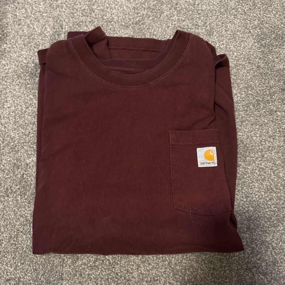 Carhartt Brown Original Fit T-Shirt